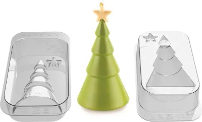 Форма для запекания Silikomart Forma do czekolady Winter Tree, круглая, пищевой пластик, 6,7 см