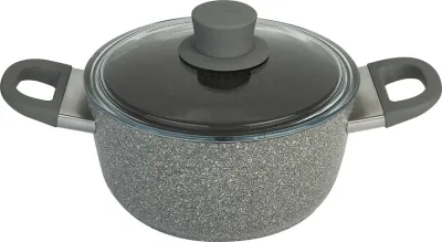 Кастрюля Ballarini Murano, 2,8 л, 20 см, алюминий, антипригарное покрытие, серая