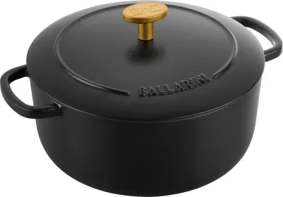 Кастрюля ballarini bellamonte, чугун, антипригарное покрытие, чёрная · арт. fabr 75003-541-0