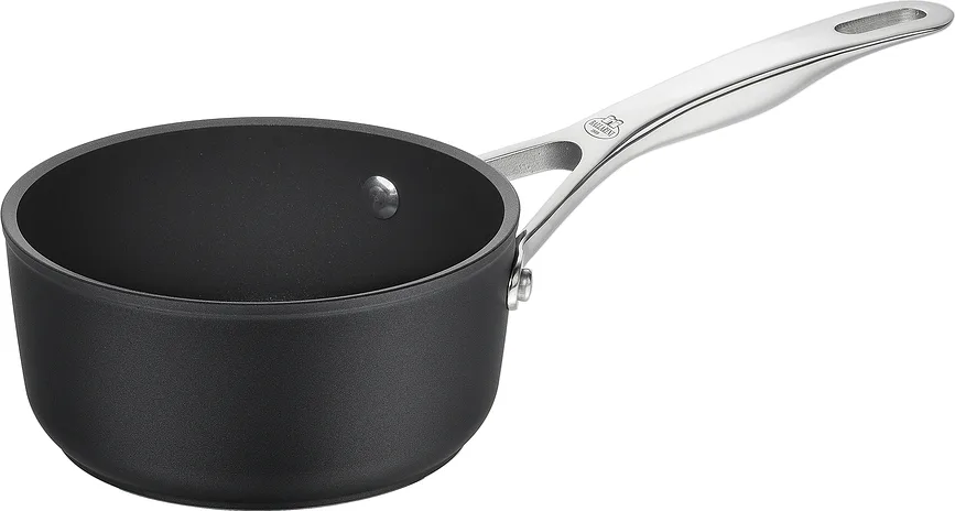 Кастрюля Ballarini Alba, 1,4 л, 16 см, алюминий, антипригарное покрытие, чёрная