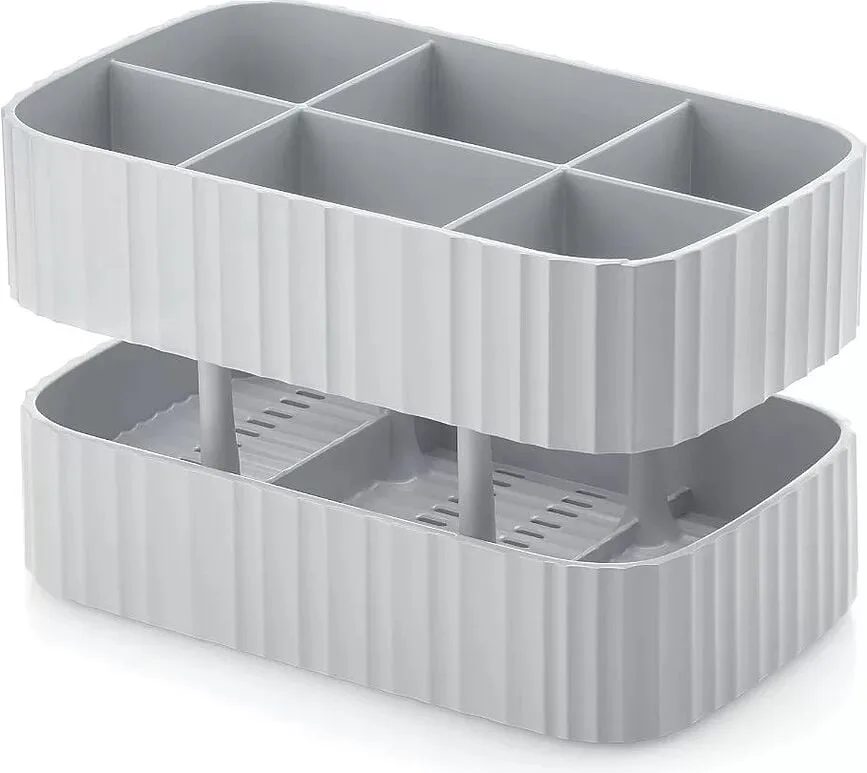 Сушилка для посуды Guzzini Eco-Kitchen, пластик, 17 17 см, серая