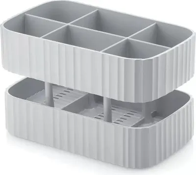 Сушилка для посуды Guzzini Eco-Kitchen, пластик, 17 17 см, серая