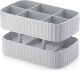 Сушилка для посуды Guzzini Eco-Kitchen, пластик, 17 17 см, серая — фото 1