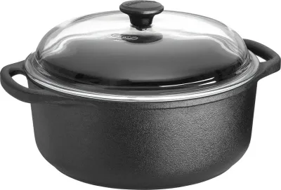 Кастрюля Skeppshult Casserole, 4 л, 24 см, чугун, антипригарное покрытие