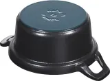 Кастрюля Staub La Coquette, 0,5 л, 12 см, чугун, антипригарное покрытие, чёрная — фото 5