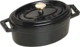 Кастрюля Staub Mini Cocotte, 0,3 л, 11 см, чугун, антипригарное покрытие, чёрная — фото 1