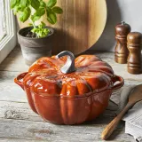 Кастрюля Staub Special Cocotte dynia, 3,5 л, 24 см, чугун, антипригарное покрытие, коричневая — фото 5
