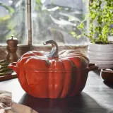 Кастрюля Staub Special Cocotte dynia, 3,5 л, 24 см, чугун, антипригарное покрытие, коричневая — фото 6