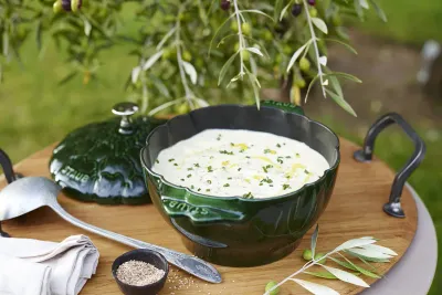 Кастрюля Staub Special Cocotte karczoch, 3 л, 22 см, чугун, антипригарное покрытие, зелёная
