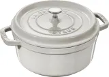 Кастрюля staub la cocotte, чугун, антипригарное покрытие, белая · арт. fabr 40502-294-0 — фото 1