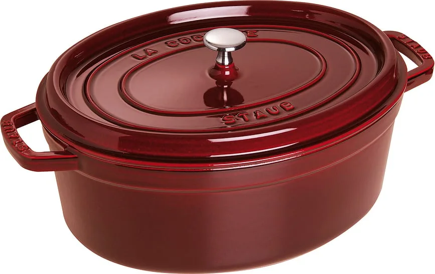 Кастрюля staub la cocotte, чугун, антипригарное покрытие, красная · арт. fabr 40500-233-0