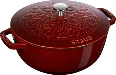 Кастрюля staub special cocotte lilia, нержавеющая сталь, антипригарное покрытие, красная · арт. fabr 40508-675-0