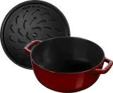 Кастрюля staub special cocotte lilia, нержавеющая сталь, антипригарное покрытие, красная · арт. fabr 40502-295-0 — фото 5