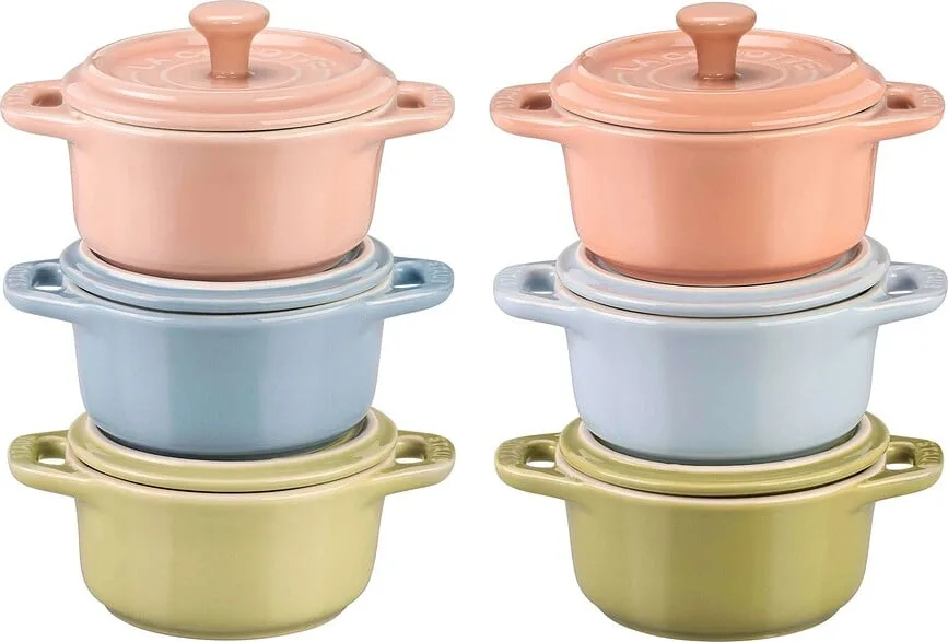 Форма для запекания Staub Cocotte, круглая, керамика, 9,5 см, 6 шт.