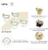 Форма для запекания Lekue Air Fryer, круглая, силикон, 10,9 см, 4 шт. — фото 5