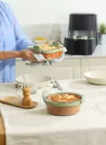 Форма для запекания Lekue Air Fryer, круглая, силикон, 20,9 см — фото 1