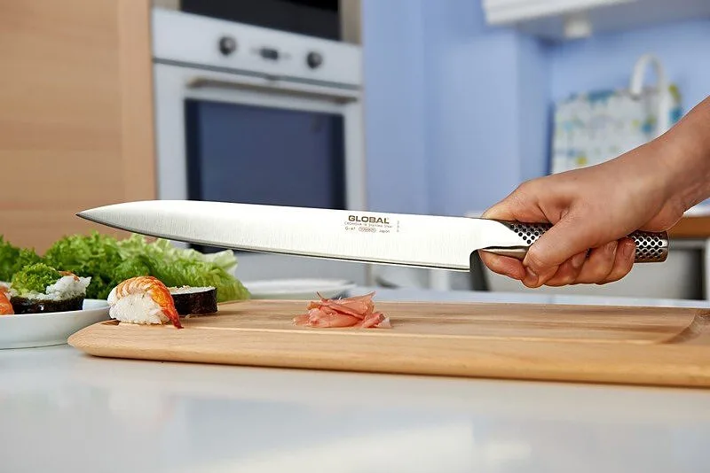 Столовый нож Global, Sashimi-Yo Global, нержавеющая сталь, серебристый