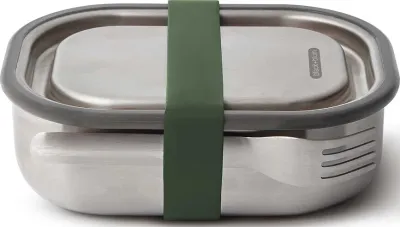 Контейнер пищевой Black+Blum Box Appetit, 600 мл, силикон, зелёный