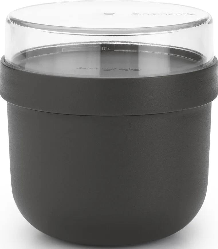 Контейнер пищевой Brabantia Make Take, 500 мл, пищевой пластик, серый
