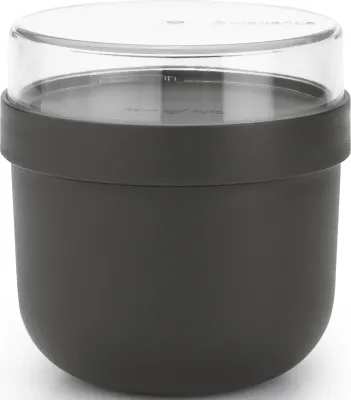 Контейнер пищевой Brabantia Make Take, 500 мл, пищевой пластик, серый