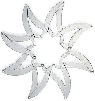 Подставка под горячее Alessi Augh!, нержавеющая сталь, 24 см