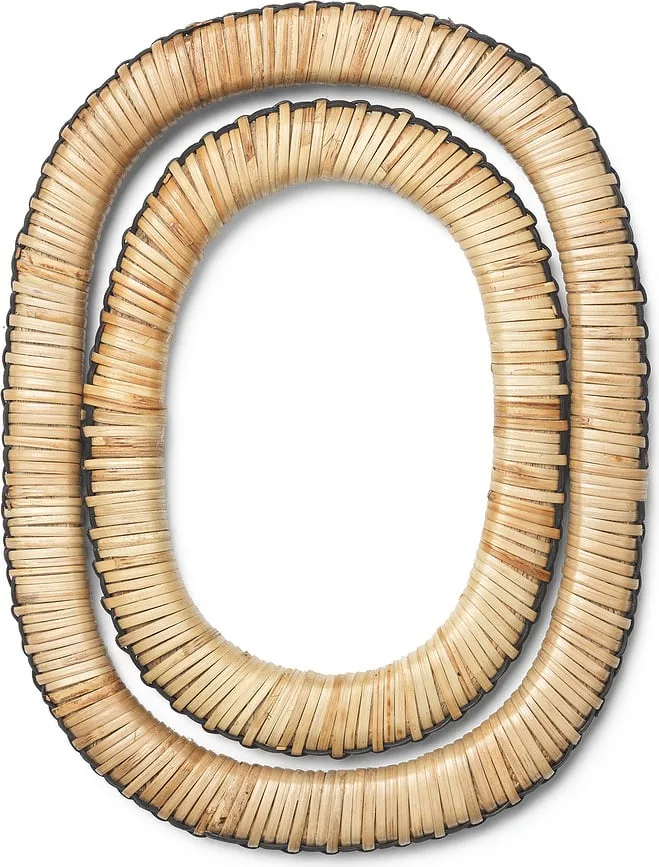 Набор подставок под горячее Ferm Living Weave, 2 штуки, дерево, 0 0 см, бежевая