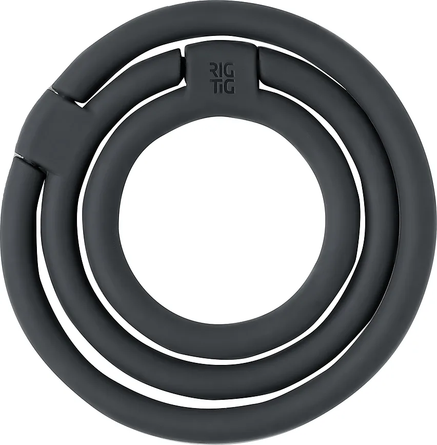 Подставка под горячее Rig-Tig Circles potrojna, силикон, 13 см, чёрная
