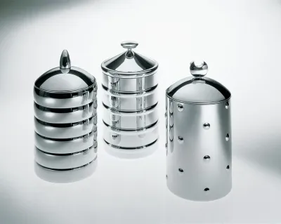 Банка для хранения Alessi Kalisto 1, 1140 мл, нержавеющая сталь