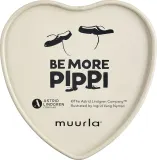 Банка для хранения Muurla Pippi Be More Pippi, нержавеющая сталь, бежевая — фото 2