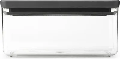 Банка для хранения Brabantia Tasty+, 1500 мл, пищевой пластик, серая