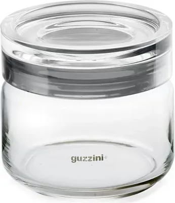 Банка для хранения guzzini latina, стекло, серая · арт. fabr 28551200