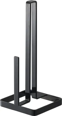 Диспенсер для бумажных полотенец Yamazaki Tower, нержавеющая сталь, чёрный
