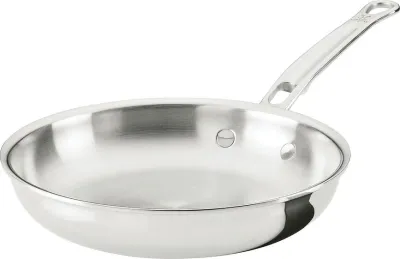 Сковорода Hestan Probond Luxe, 22 см, нержавеющая сталь, антипригарное покрытие, серебристая