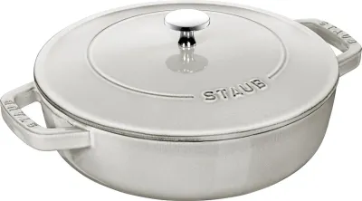 Сковорода staub, чугун, антипригарное покрытие, белая · арт. fabr 40501-484-0