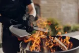 Набор кухонных рукавиц Hoefats grillowe Aramid, 2 шт., хлопок, 33 16 см, чёрная — фото 4