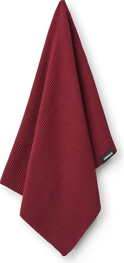 Полотенце кухонное Humdakin 83 Knitted, хлопок, 70 45 см, красное
