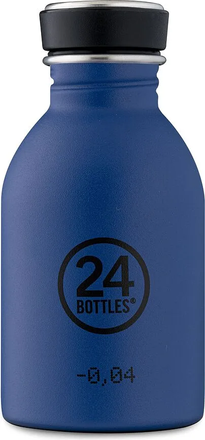 Бутылка для воды 24Bottles Urban Bottle Chromatic II, 250 мл, силикон, синяя