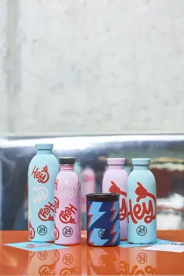 Бутылка для воды 24Bottles Urban Bottle Hey, 500 мл, нержавеющая сталь, розовая