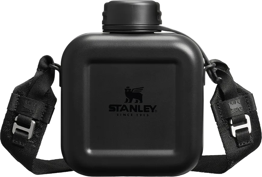 Бутылка для воды Stanley The Next X Nature Canteen, 740 мл, нержавеющая сталь, чёрная