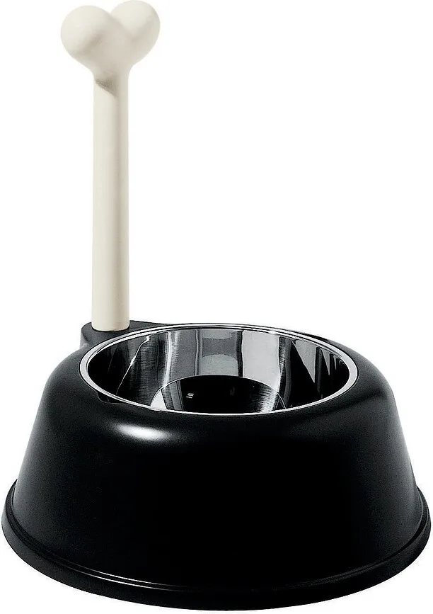 Миска для собак A di Alessi Lupita Achromatics, нержавеющая сталь, 32 см