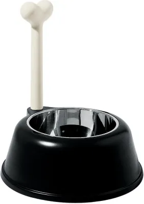 Миска для собак A di Alessi Lupita Achromatics, нержавеющая сталь, 32 см