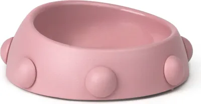 Миска для собак United Pets Boss Nano, пластик, 15 см, 160 мл, розовая