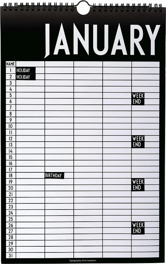 Блокнот Design Letters, A4 · арт. fabr 70201602MONTH