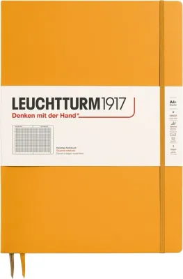 Блокнот Leuchtturm 1917, + y, A4, в клетку, оранжевый