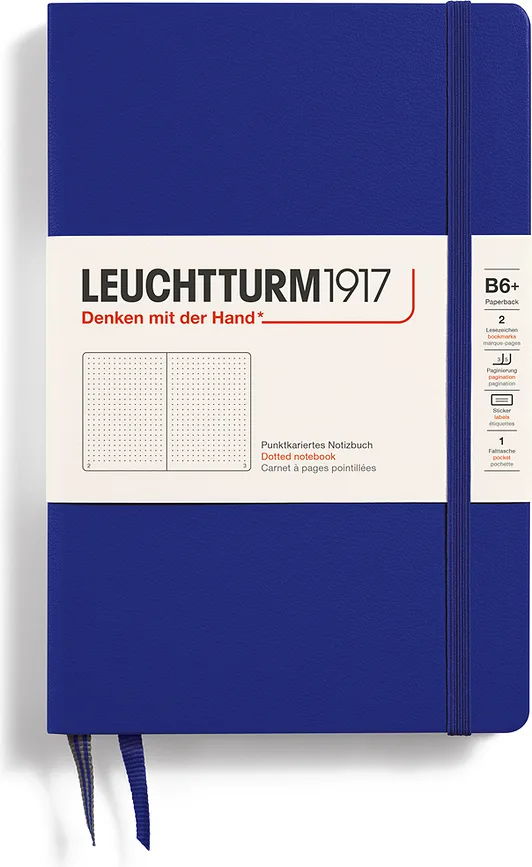 Блокнот Leuchtturm 1917, +, A5, в точку, зелёный