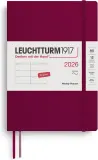 Блокнот Leuchtturm 1917, 2026 EN, A5, красный — фото 1