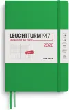 Блокнот Leuchtturm 1917, kolumnowy 2026 EN, A5, зелёный — фото 1