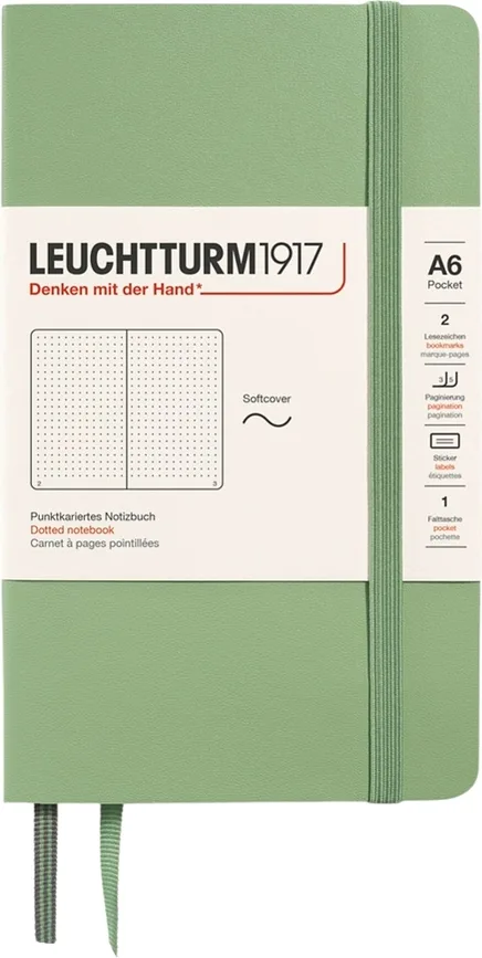 Блокнот Leuchtturm 1917, y, A6, в точку, синий