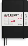 Блокнот Leuchtturm 1917, z notatnikiem 2026 EN +, A5, в линейку, чёрный — фото 1