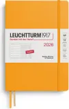 Блокнот Leuchtturm 1917, z notatnikiem 2026 EN, A5, в точку, оранжевый — фото 1